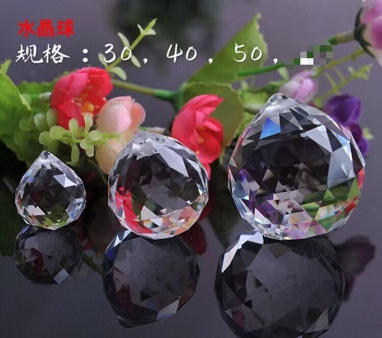 水晶灯饰挂件 · 切面球款