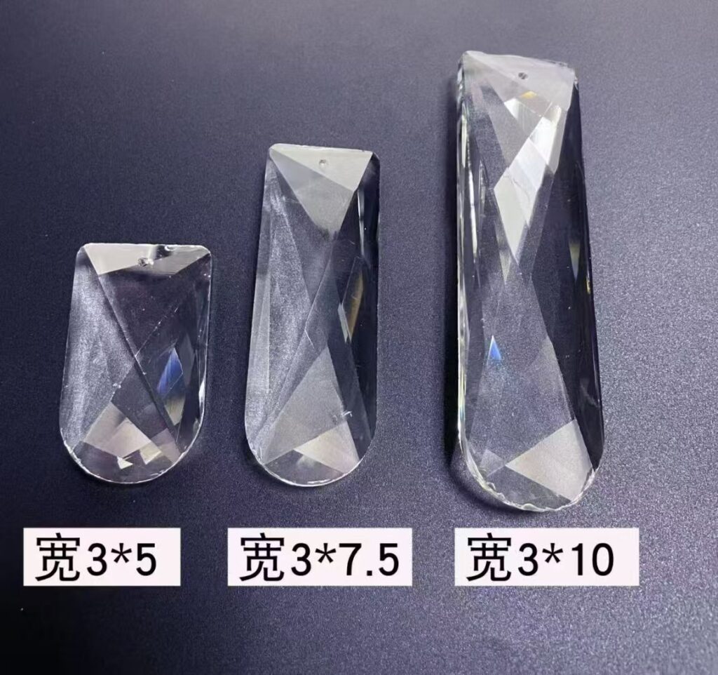 水晶灯饰挂件 · 长条切面款
