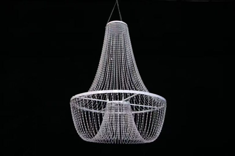 双层篮形亚克力珠链灯