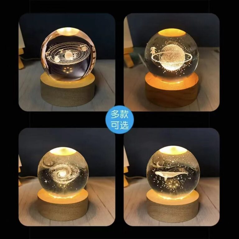 星空主题水晶球小夜灯系列